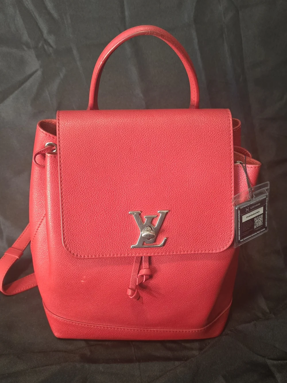 Louis Vuitton Lockme Calfskin Leather Backpack